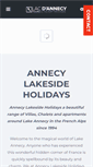 Mobile Screenshot of lakeannecy.com