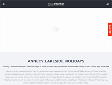 Tablet Screenshot of lakeannecy.com